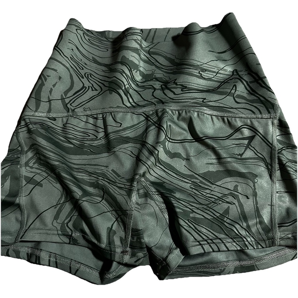 Gymshark Women's GS Power Original Tight‎ Shorts  Green  Size Small